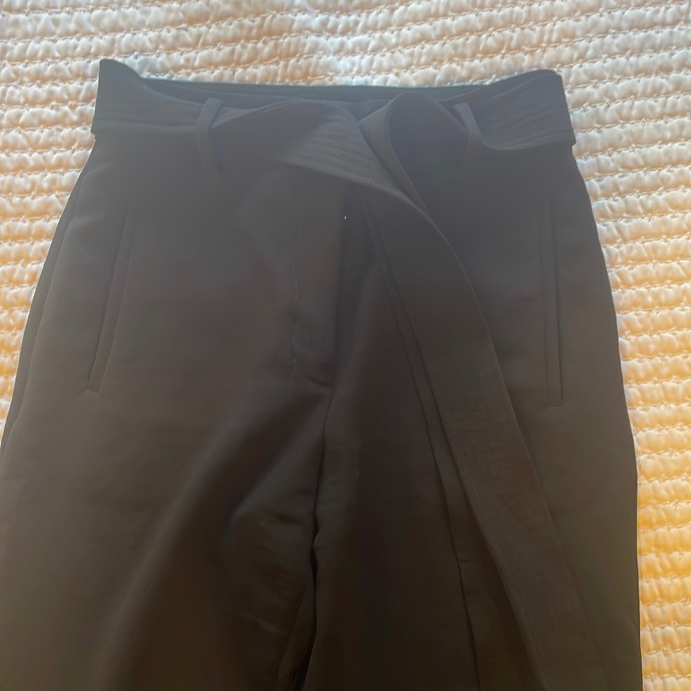 Aritzia black pants with belt
